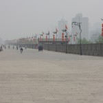 Xi'an City Wall and Smog
