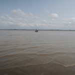 Ferry over Lake Togo to Togoville