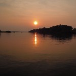 Sunset over Zambezi